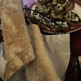 Amazing bread &amp; Garlic Bread