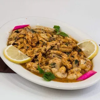 Sauteed Lamb or Chicken