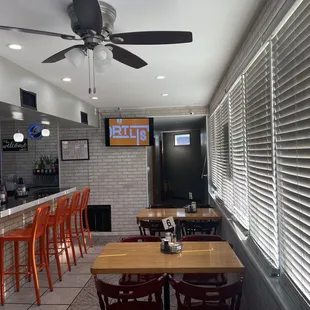 the interior of a restaurant