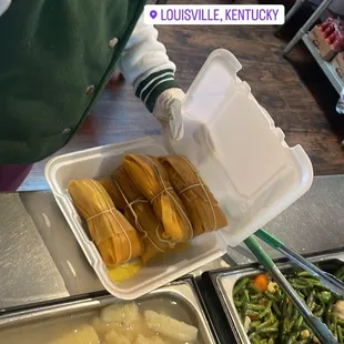 The tamales was amazing.