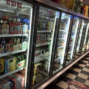 a refrigerated display case