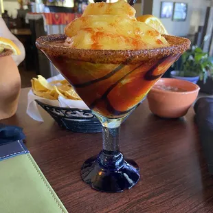 Mangolada Margarita is incredible!! It should be called "Manny's Mangolada Margarita" after the bartender who made it!