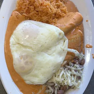 Creamy chicken chipotle enchilada