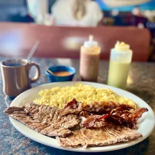Steak, eggs &amp; bacon (à la carte)