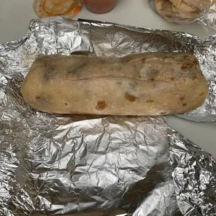 Carne asada super burrito