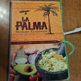 a cookbook on a table