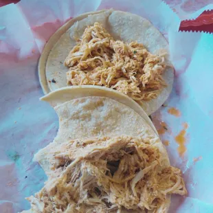 Shredded Chicken Tacos