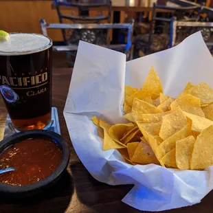 Dos Equis for $5 (hh) &amp; complimentary chips &amp; salsa.