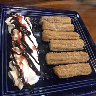 Churros were yummy