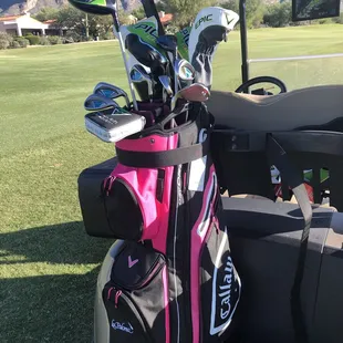 Rental clubs are nice quality