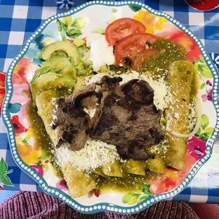 Enchiladas Verdes