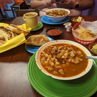 All you can eat menudo and posole Saturday and Sunday