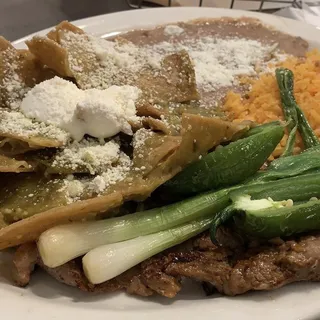 Chilaquiles con Carne