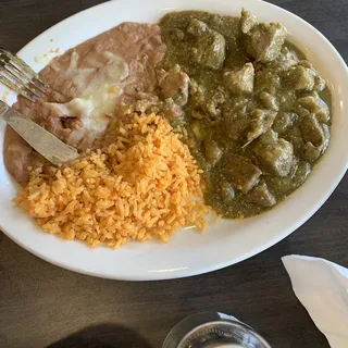 Chile Verde Plate