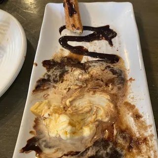 Churros with Ice Cream