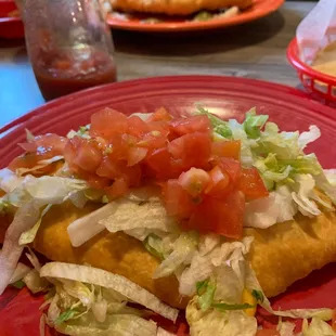 Bean and cheese sopapilla, regular size