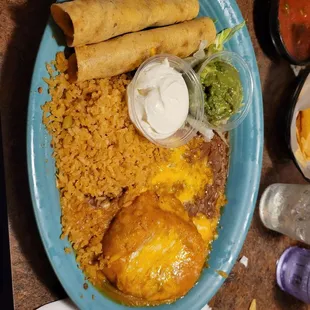 Yummy chile relleno w taquitos