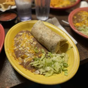 Carne Asada Burrito (half)