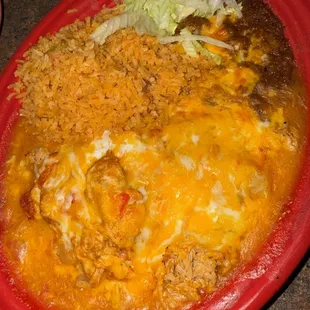 Chicken Enchiladas Supremas