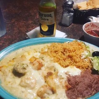 Enchiladas de Camarones