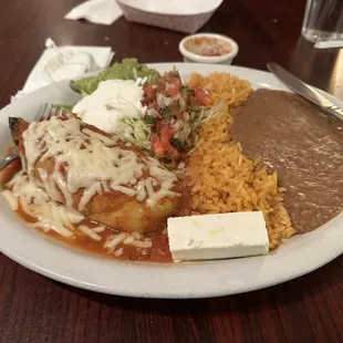 1 Chile Relleno Plato