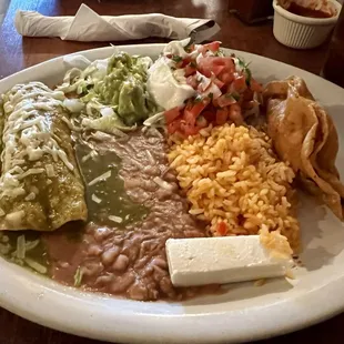 Enchilada y Taco Combo