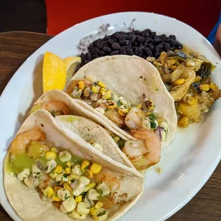 Tacos de camarones