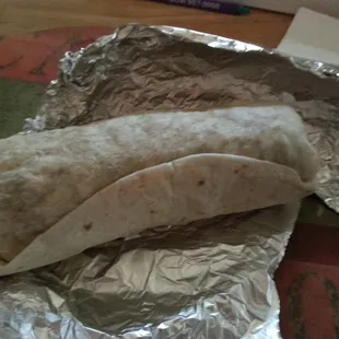 La Paloma Taco Truck- Chicken burrito