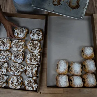 a box of doughnuts