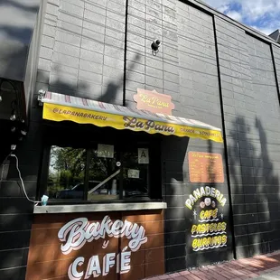 the outside of the building