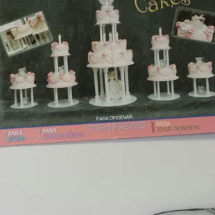 Custom cakes for special events