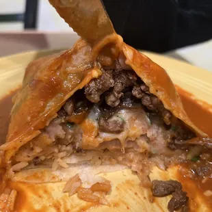 Burrito de asada.