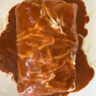 Wet Breakfast Burrito (big + delicious)