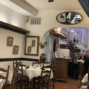 the interior of a restaurant