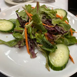 Mixed green salad