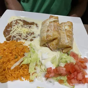Chimichanga Dinner