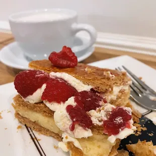 Mille - Feuille-was a bit underwhelming. Neither the cream nor the crust had a lot of flavor but the crust was nice and flaky. 5/10