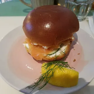 Salmon Brioche