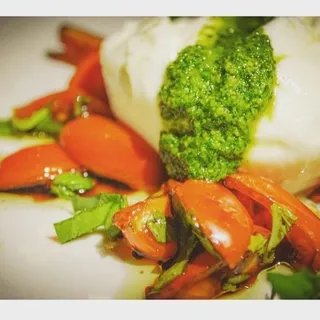 Burrata con pesto