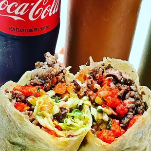 Flaming hot carne asada burro!!!just delicious!!!