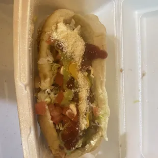 Un hotdog