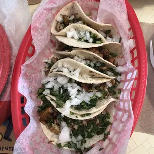 Tacos de mollejas..! Deliciosos.