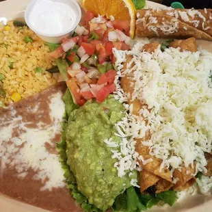 Taquito plate, incorrect but pretty good lol