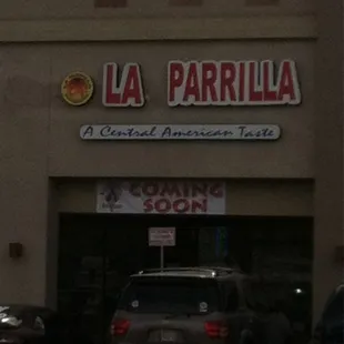 the front of the restaurant