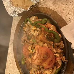 Mixed fajitas