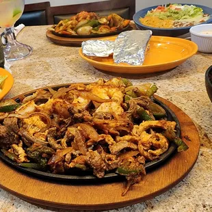Texas fajitas