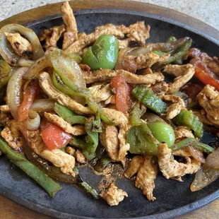 chicken fajitas