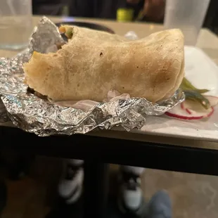 Tried the "taco truck" burrito asada
