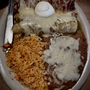 Two enchilada dinner