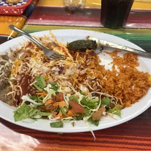 26. Three Pieces Cheese Enchiladas